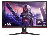 AOC Monitor C27G2AE, 27", VA, gaming, AMD FreeSync Premium, 165Hz, 1ms, VGA, 2xHDMI, DP, zvučnici, zakrivljeni 1500R, Full HD